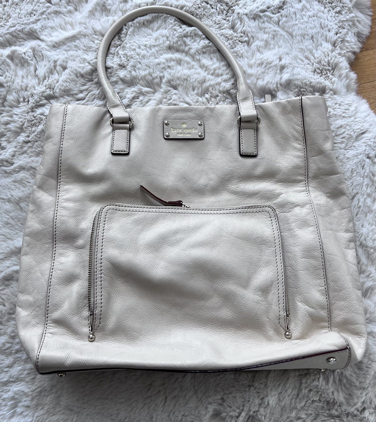 Kate spade leather tote bag