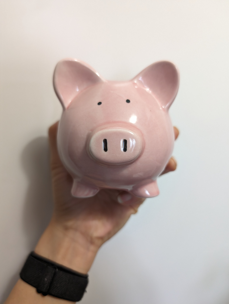 cute pink piggybank thumbnail