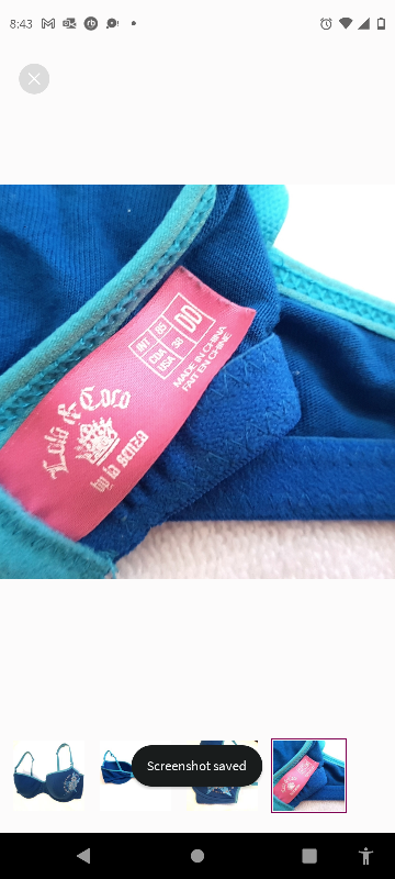 La Senza Lola & Coco blue bra image indicator(4)