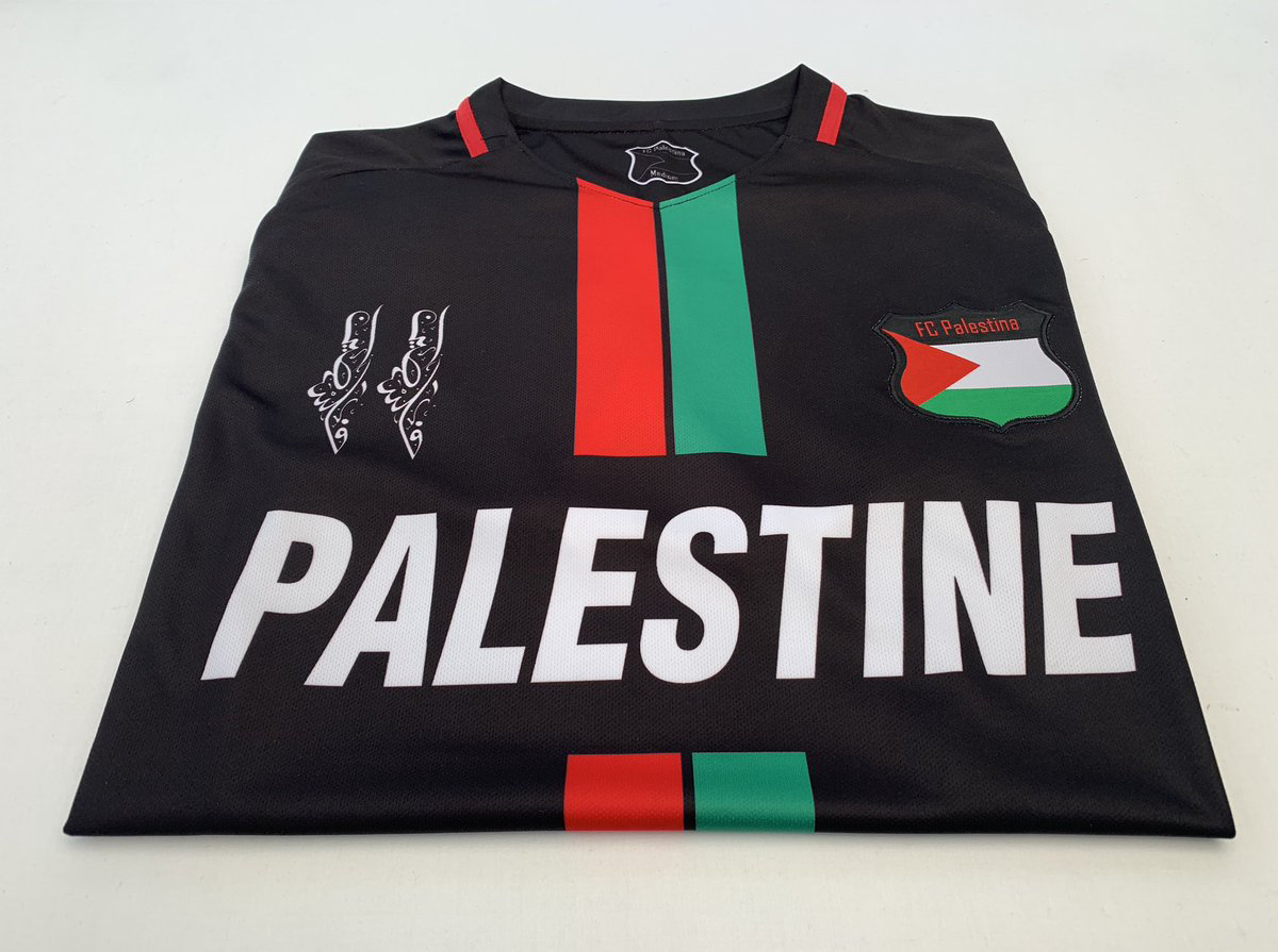 Palestine Shirt / Jersey- Black & White - unisex - photo 3