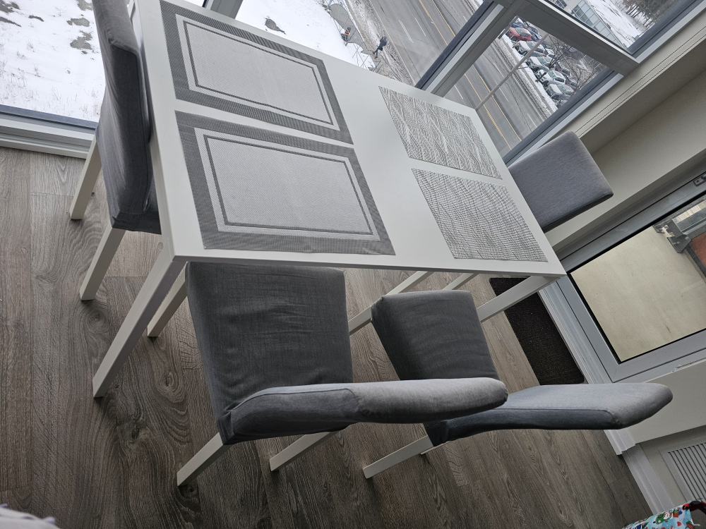 Furniture Sale! Dining Table with 4 chairs and Kitchen Rack - photo 2