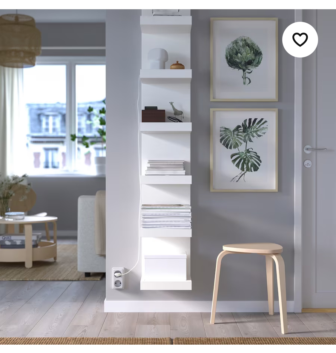 2 Ikea Lack wall shelf unit (Used) - white - photo 2