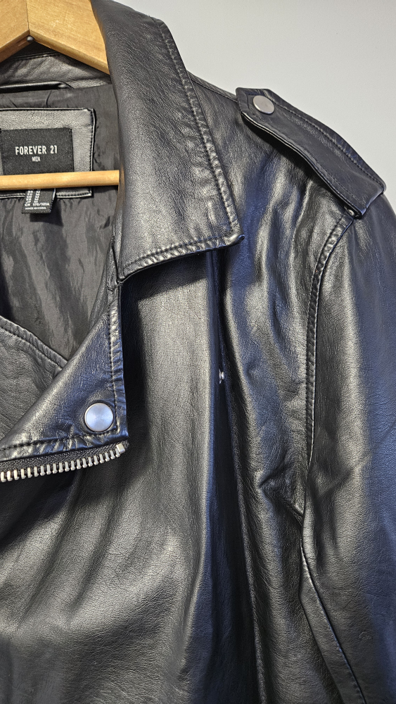 Black Biker Jacket - photo 2