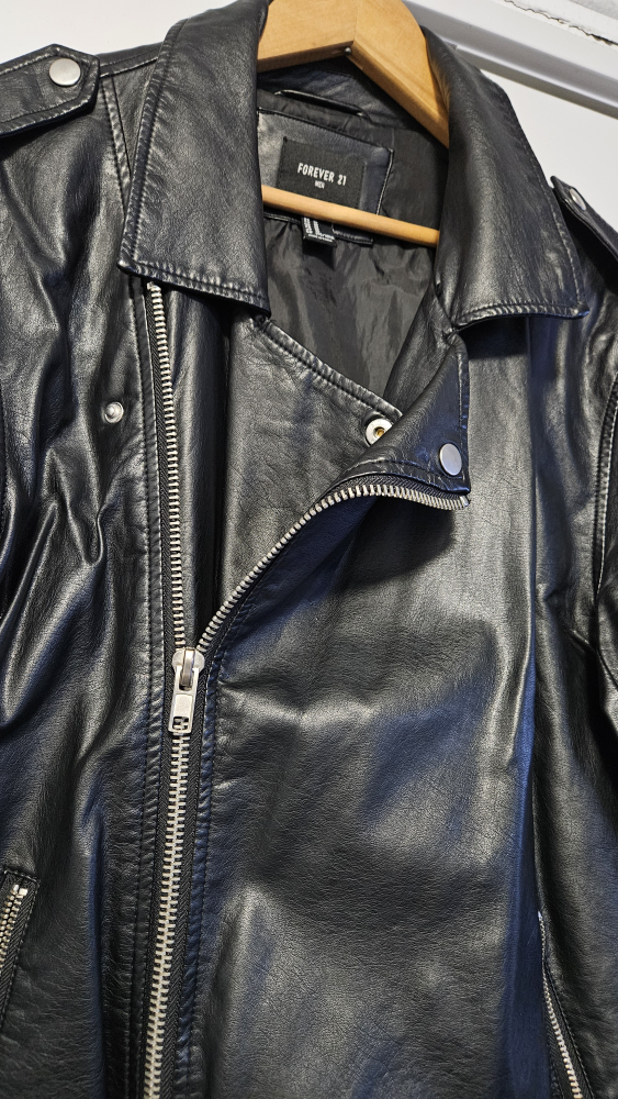 Black Biker Jacket - photo 3