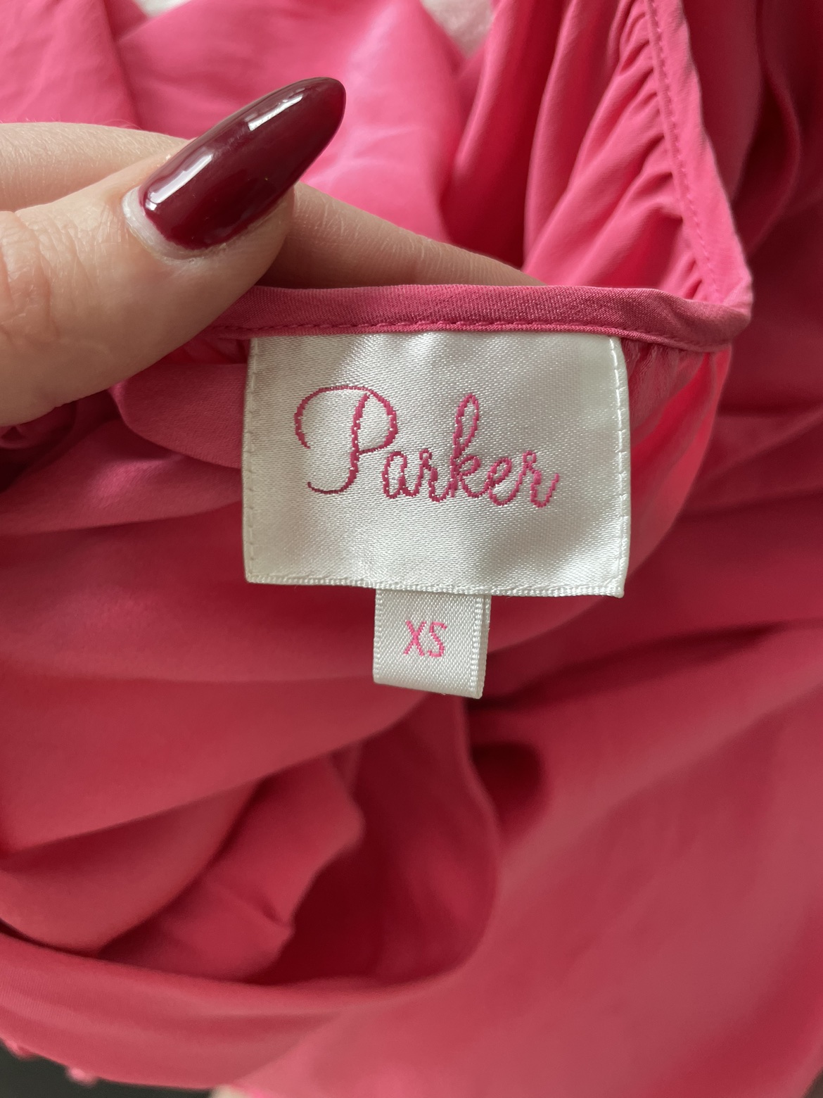 100% silk sun dress size XS image indicator(4)