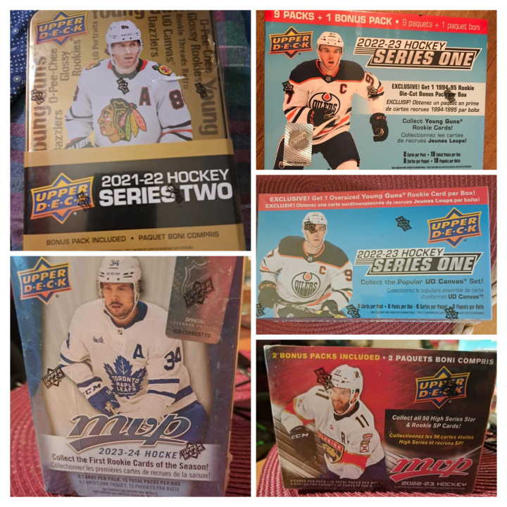 Brand New / Sealed NHL Hockey Cards Boxes and Tins