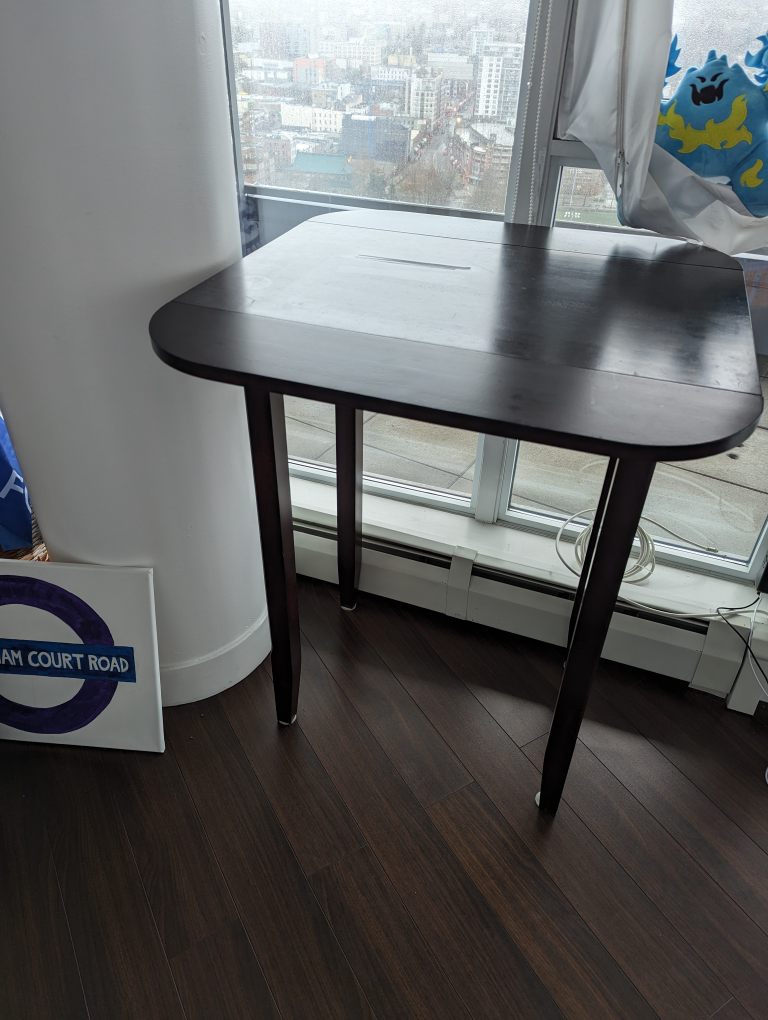 Expandable Wood High Table - photo 3