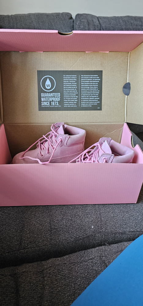 toddler Girl Timberland Pink Nubuck - size 8 - photo 5