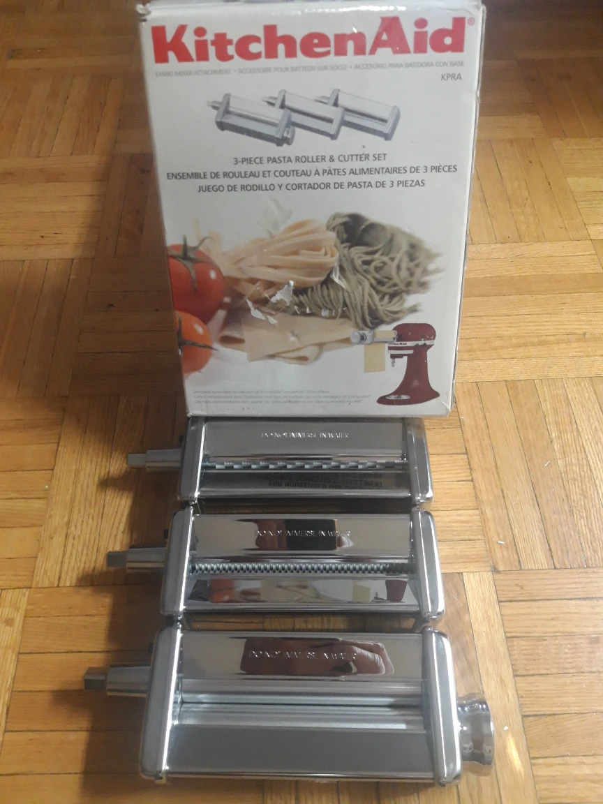 Kitchen Aid Pasta,Roller Cutter Set thumbnail