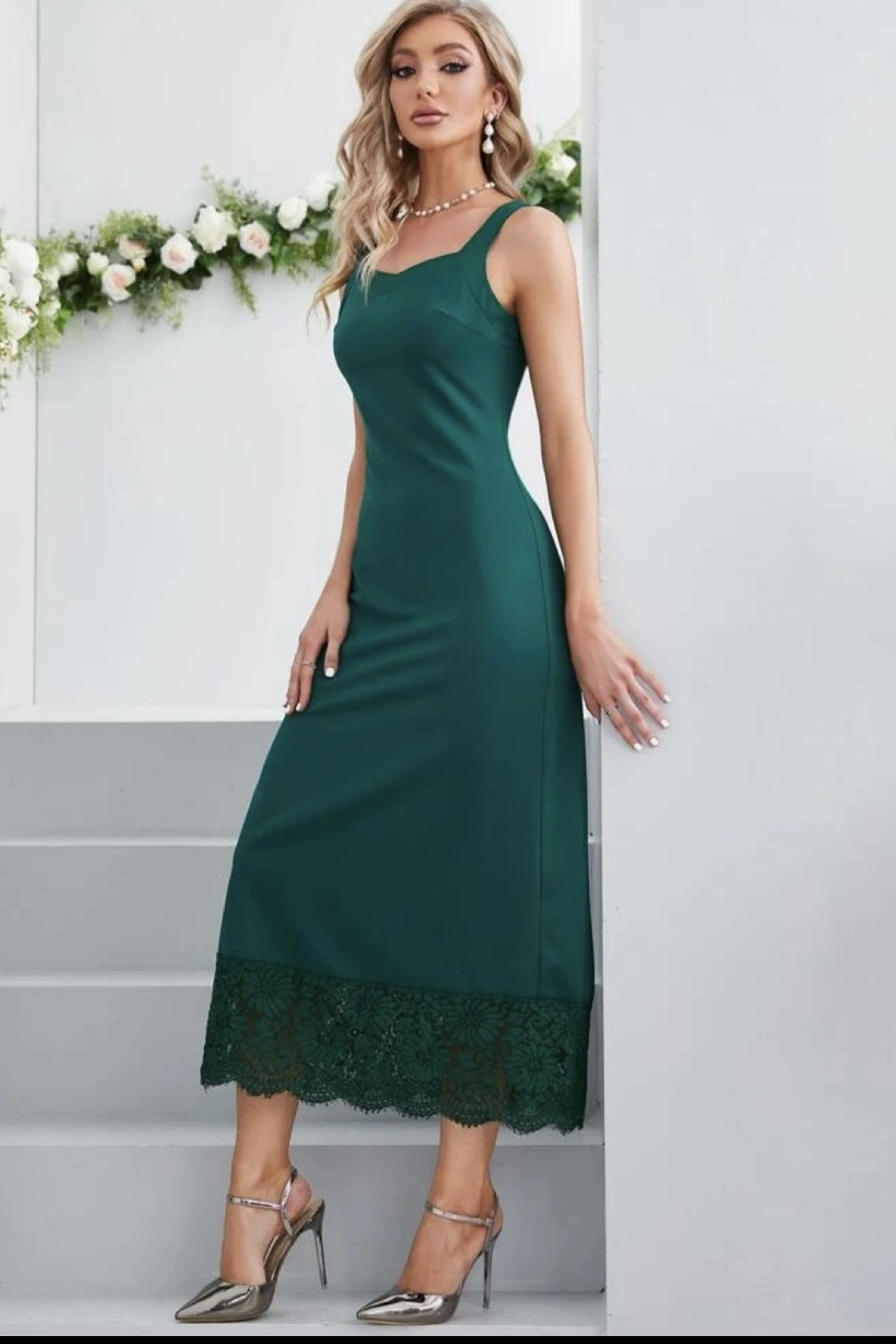 Contrast Eyelash Lace Hem  Dress size S - photo 3