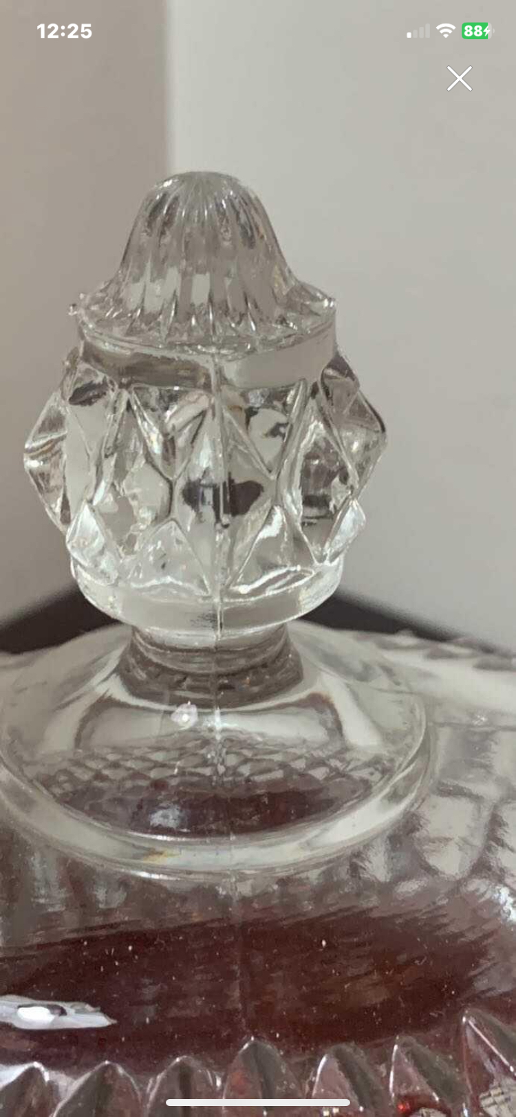 Indiana Diamond Point Butter Dish 🏈 image indicator(4)