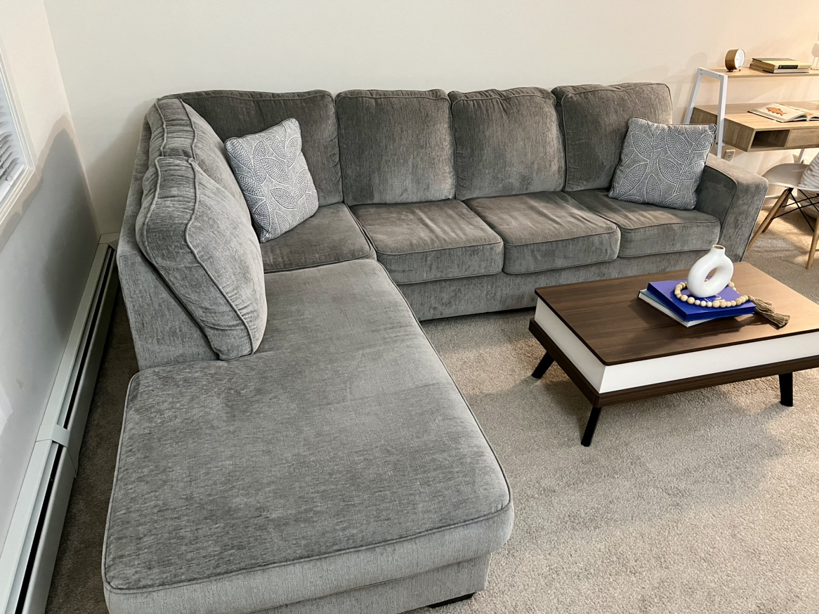 Grey sectional - photo 2