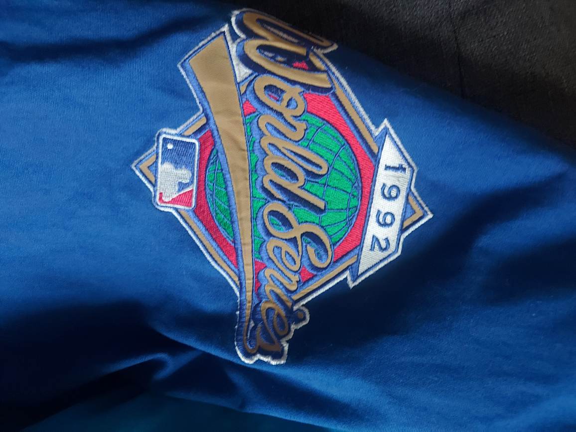 Reversible blue jays champion jacket