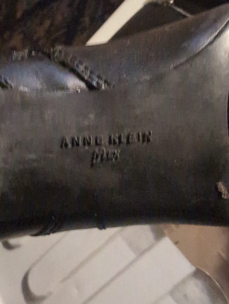 Anne Klein black high heeled boots, size 37, genuine leather - photo 3
