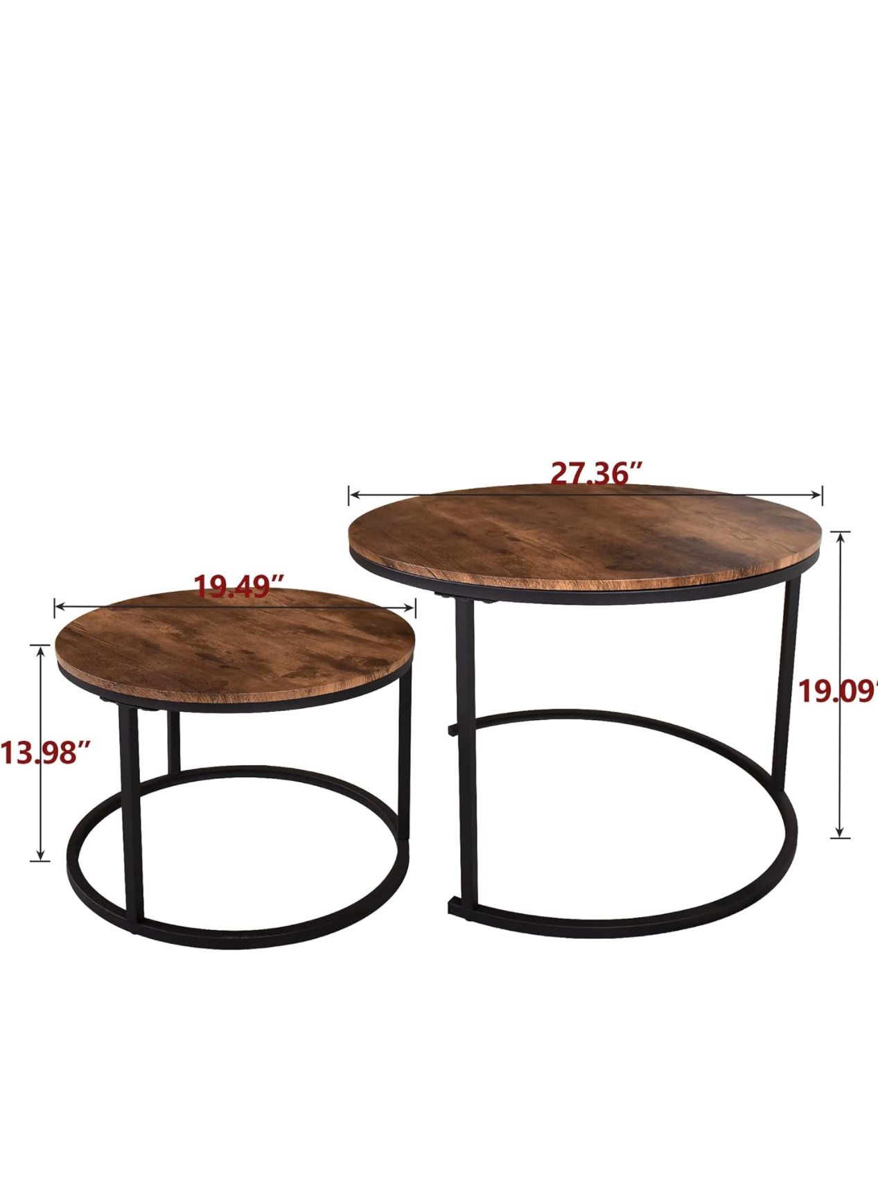 Nested Coffee Tables (Set of 2) image indicator(8)