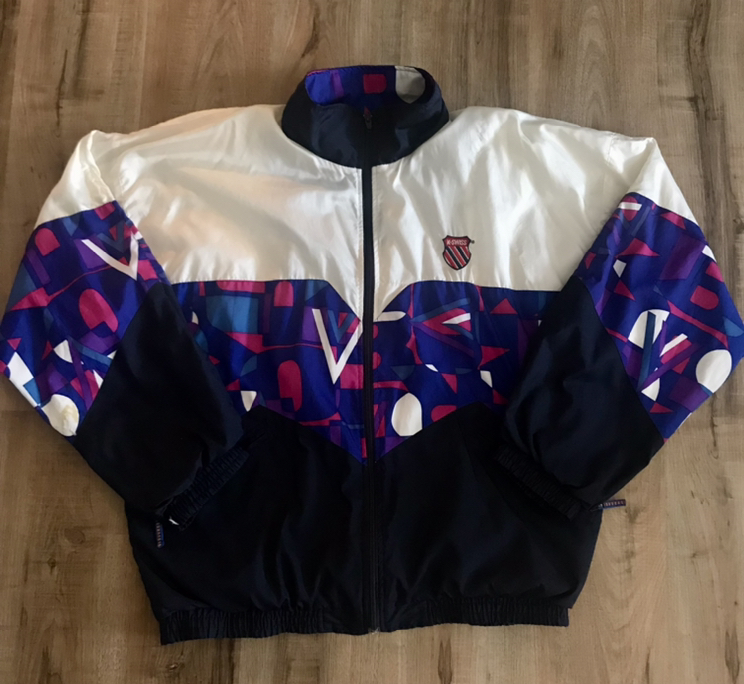 Vintage K-Swiss windbreaker Size Large