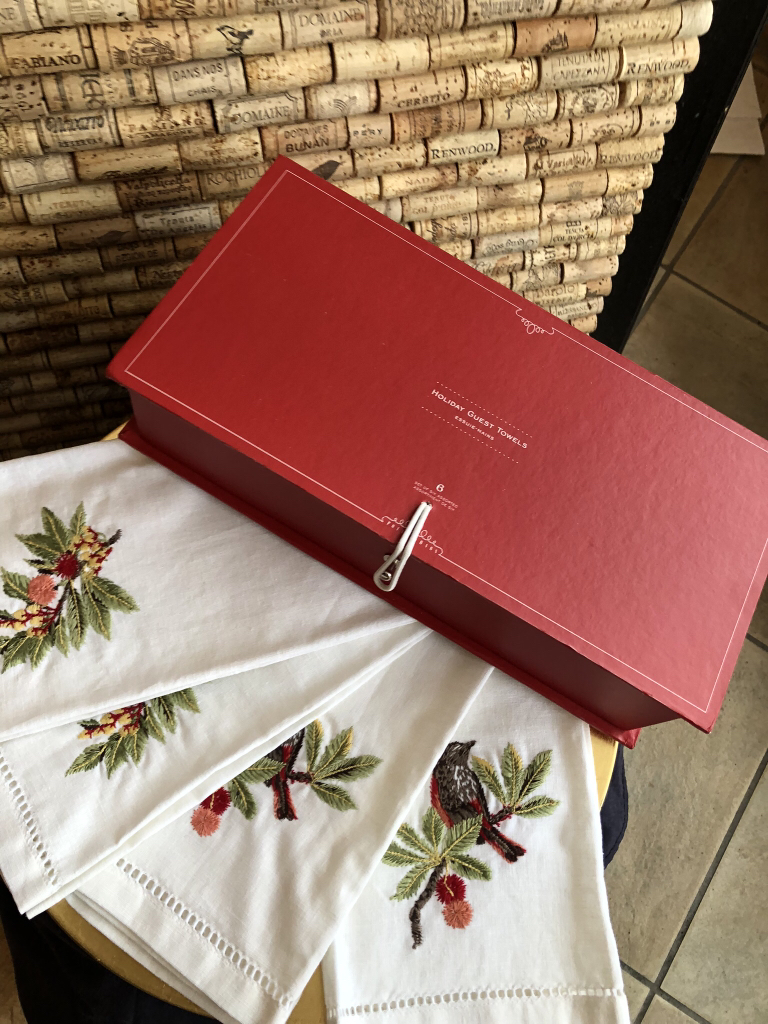 *Pottery Barn set of 6 hand towels - NEW in Box image indicator(3)