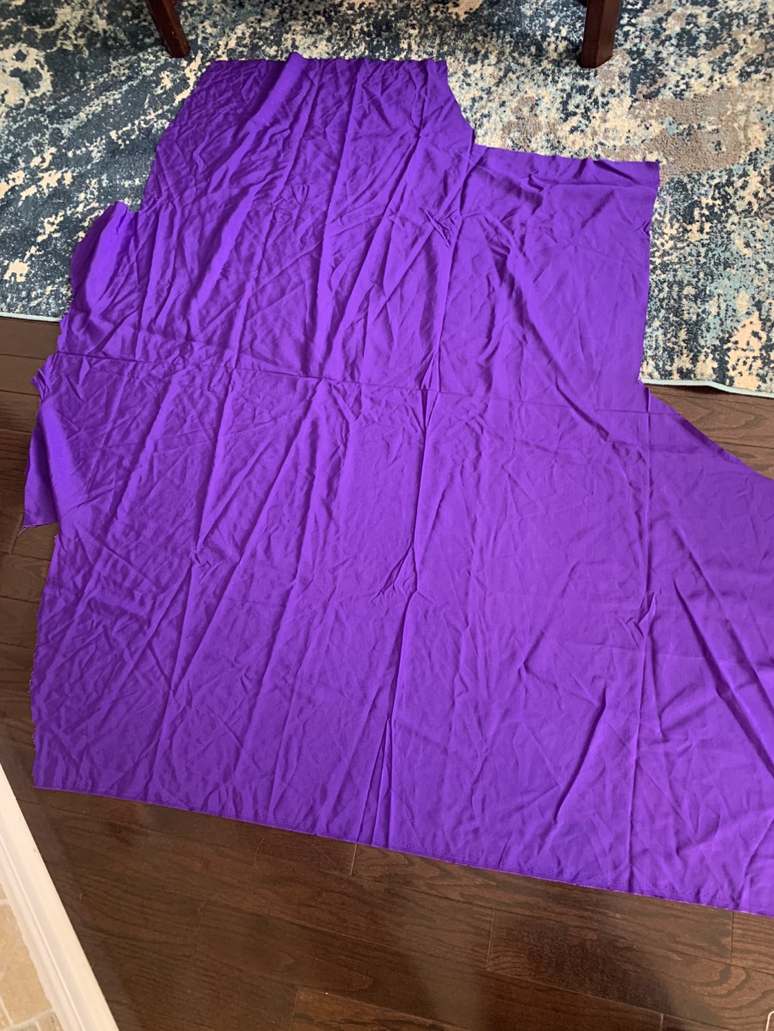 #Freecycle Purple Fabric