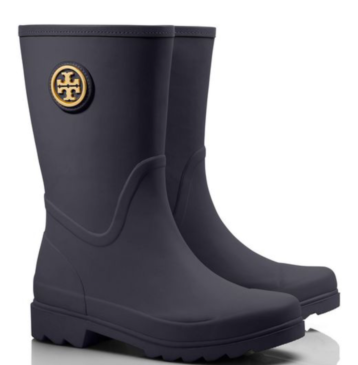 Tory Burch Maureen Rainboots - size 8 - photo 2