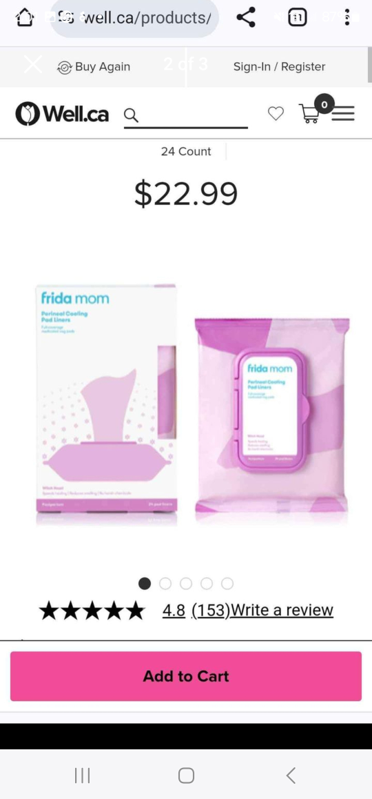 Frida Mom healing foam, cooling wipes, and peri bottle thumbnail