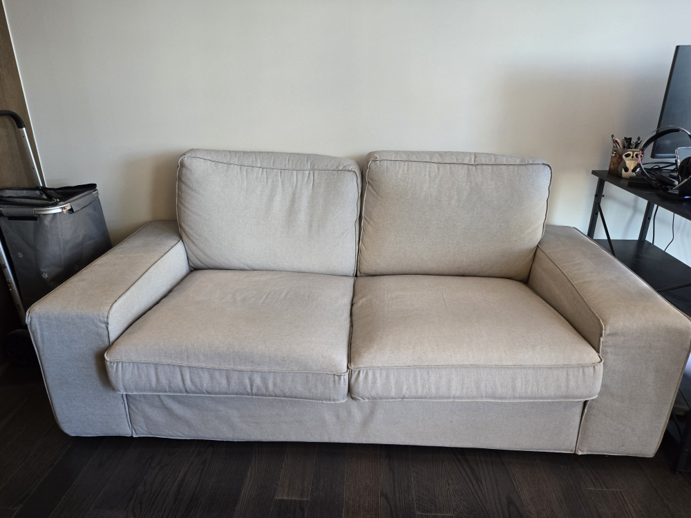 GREY IKEA KIVIK COUCH thumbnail