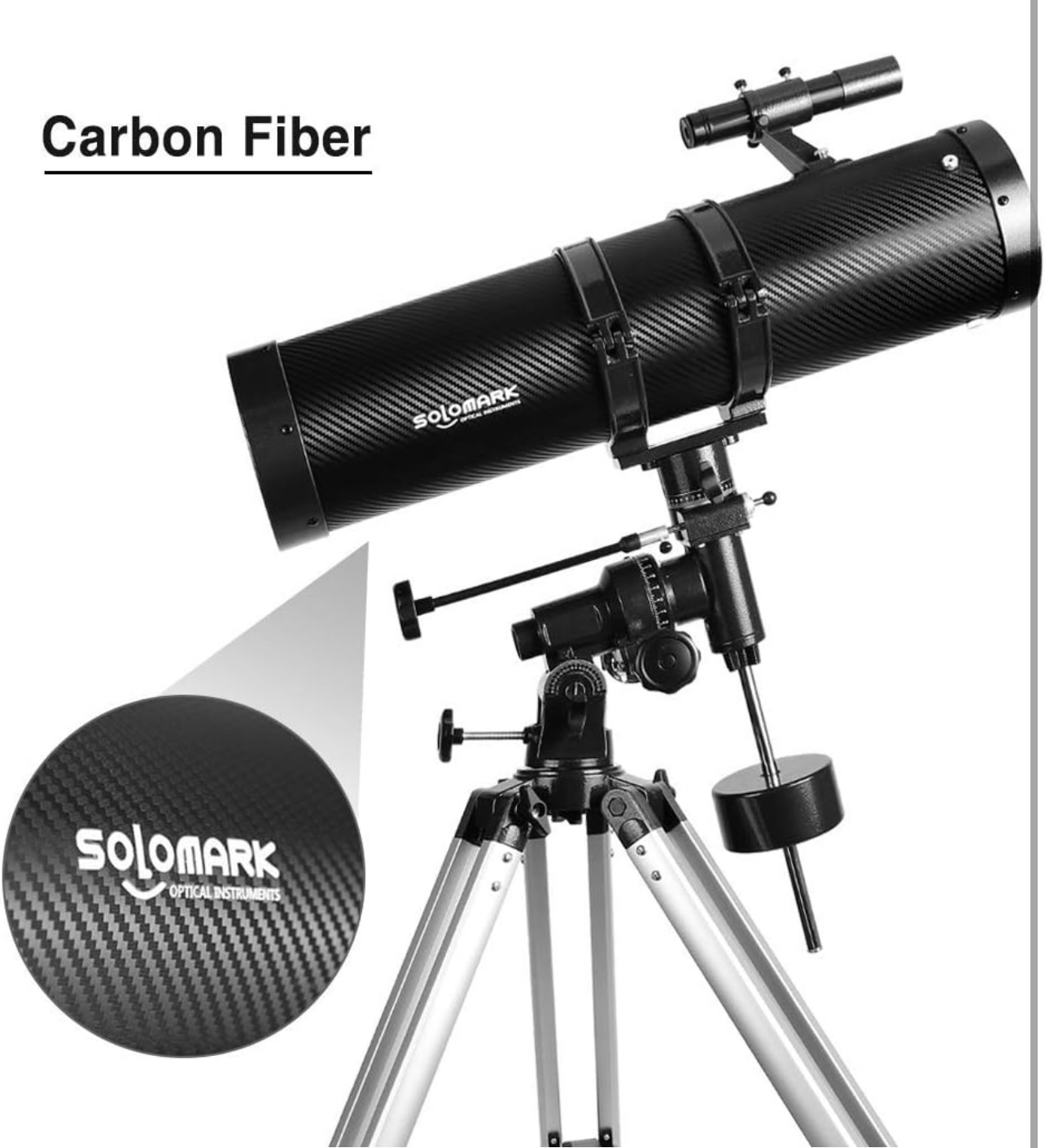 Telescope 130EQ Newtonian Reflector Telescopes for Adults - photo 2