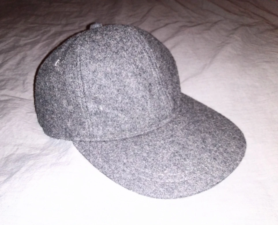 #freecycle Adjustable Gray Wool Hat thumbnail
