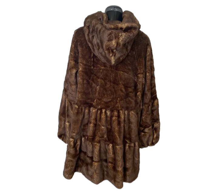 Jones New York Women's Faux Mink Fur Coat image indicator(2)