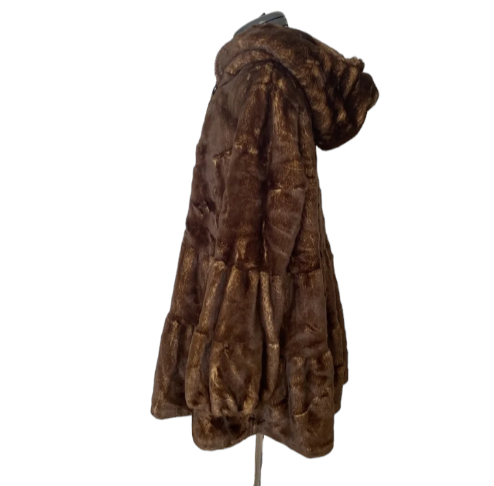 Jones New York Women's Faux Mink Fur Coat image indicator(5)