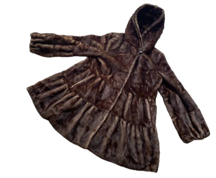 Jones New York Women's Faux Mink Fur Coat image indicator(9)