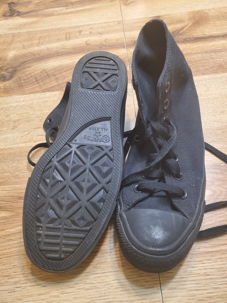 black converse size 8 - photo 2
