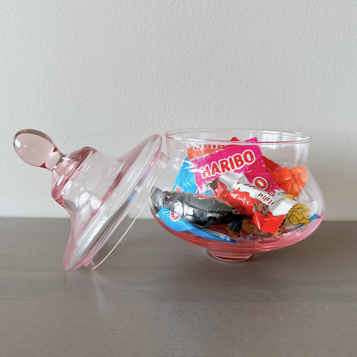 Pink glass jar / candy dish image indicator(9)