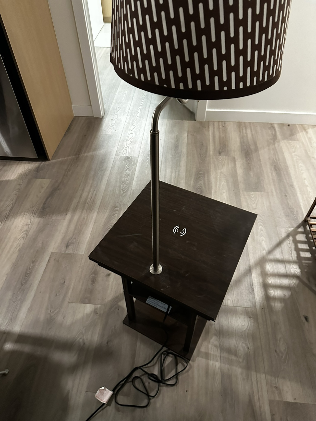 Night stand with charging pod