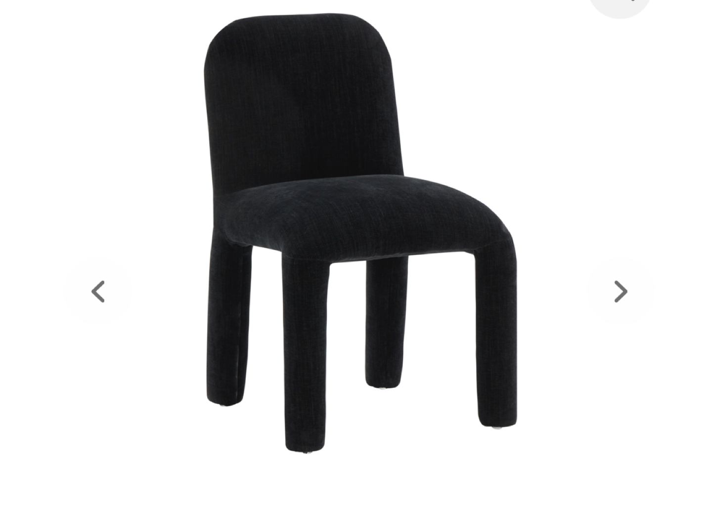 Accent chair - Desk chair black chenille chair brand new