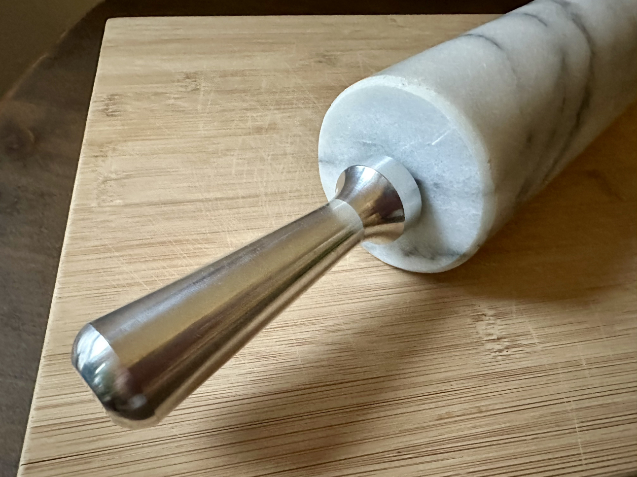 Marble Rolling Pin - Perfect for Pastry & Pizza Dough image indicator(5)