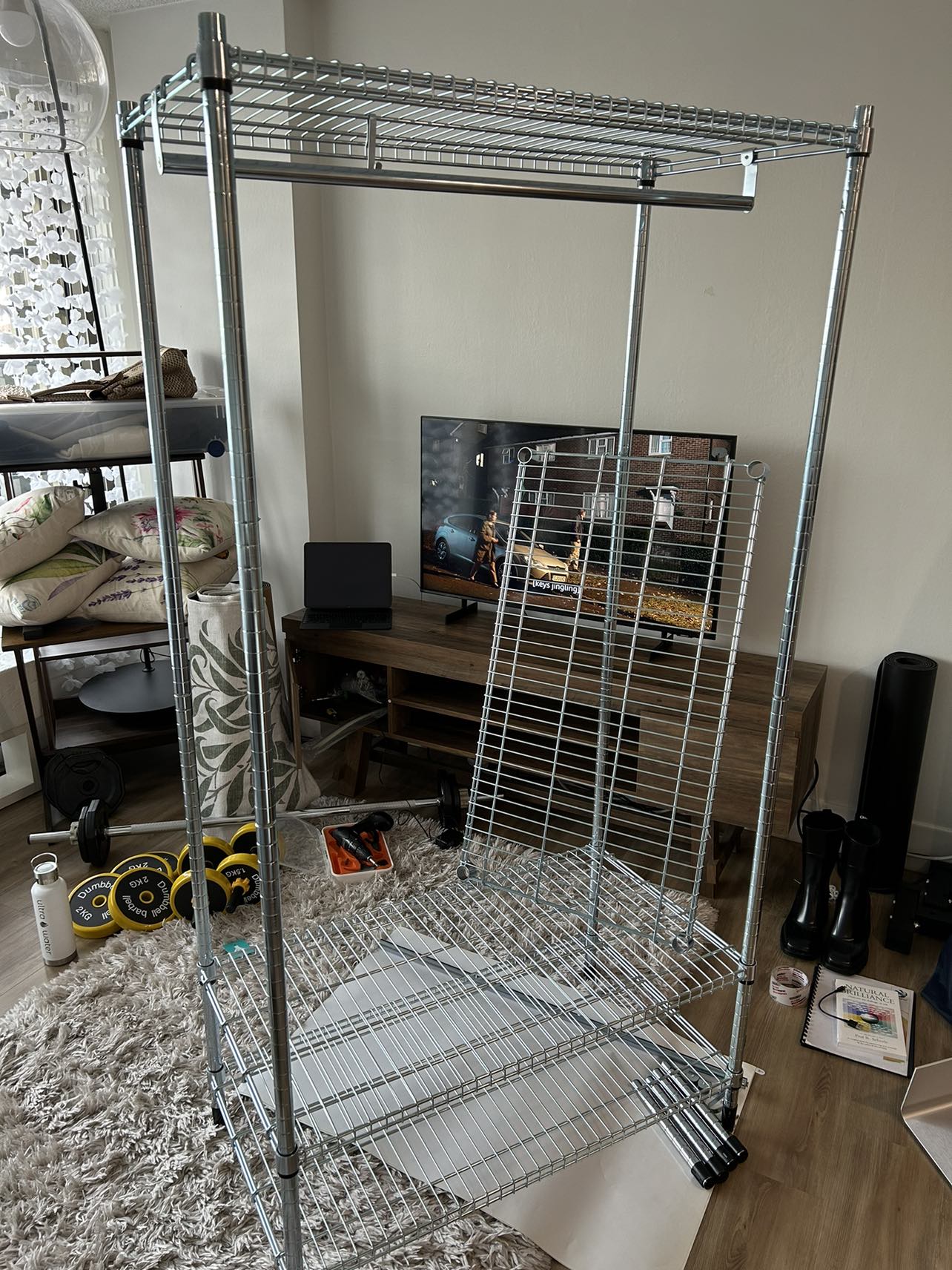 Moving Sale - ikea shelving unit thumbnail