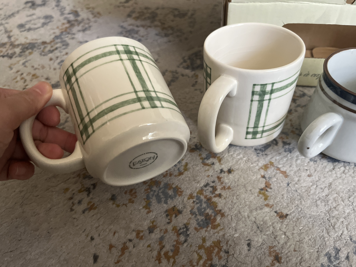 Vintage set of Eaton Home Mugs image indicator(3)