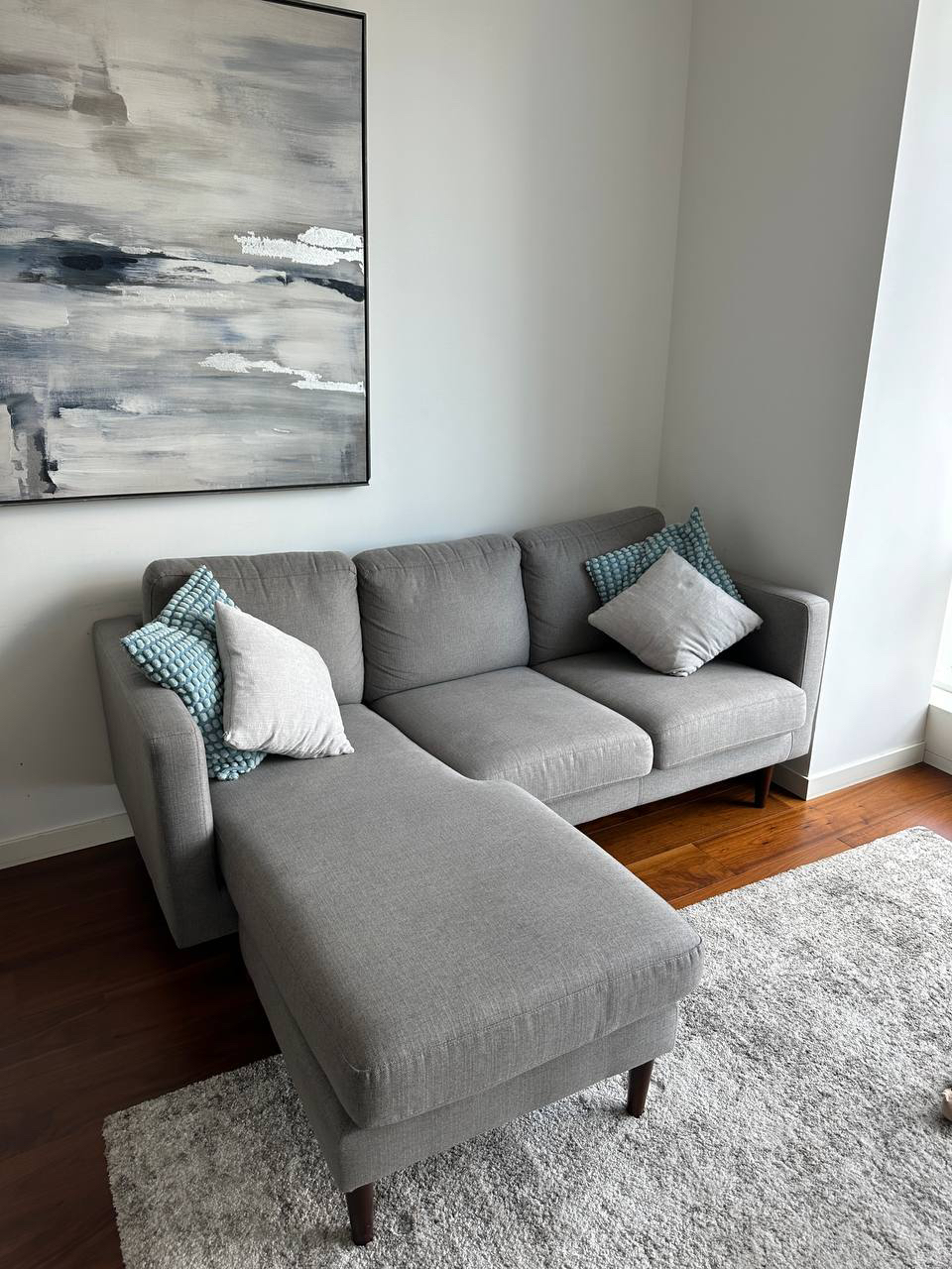 Rivet sectional sofa - photo 2