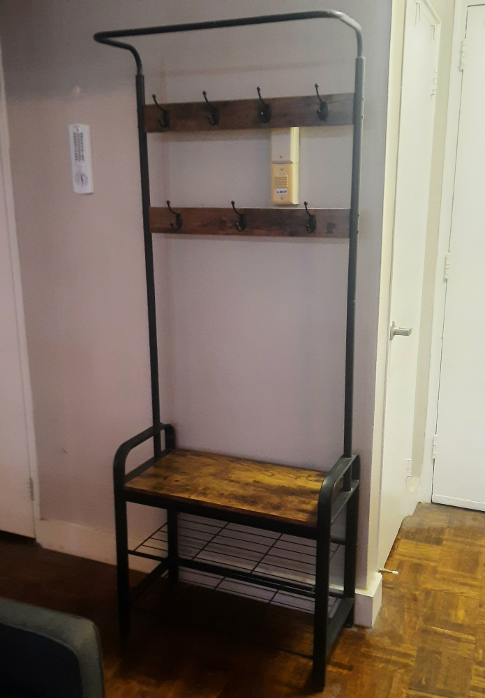 Coat rack and shoe bench thumbnail