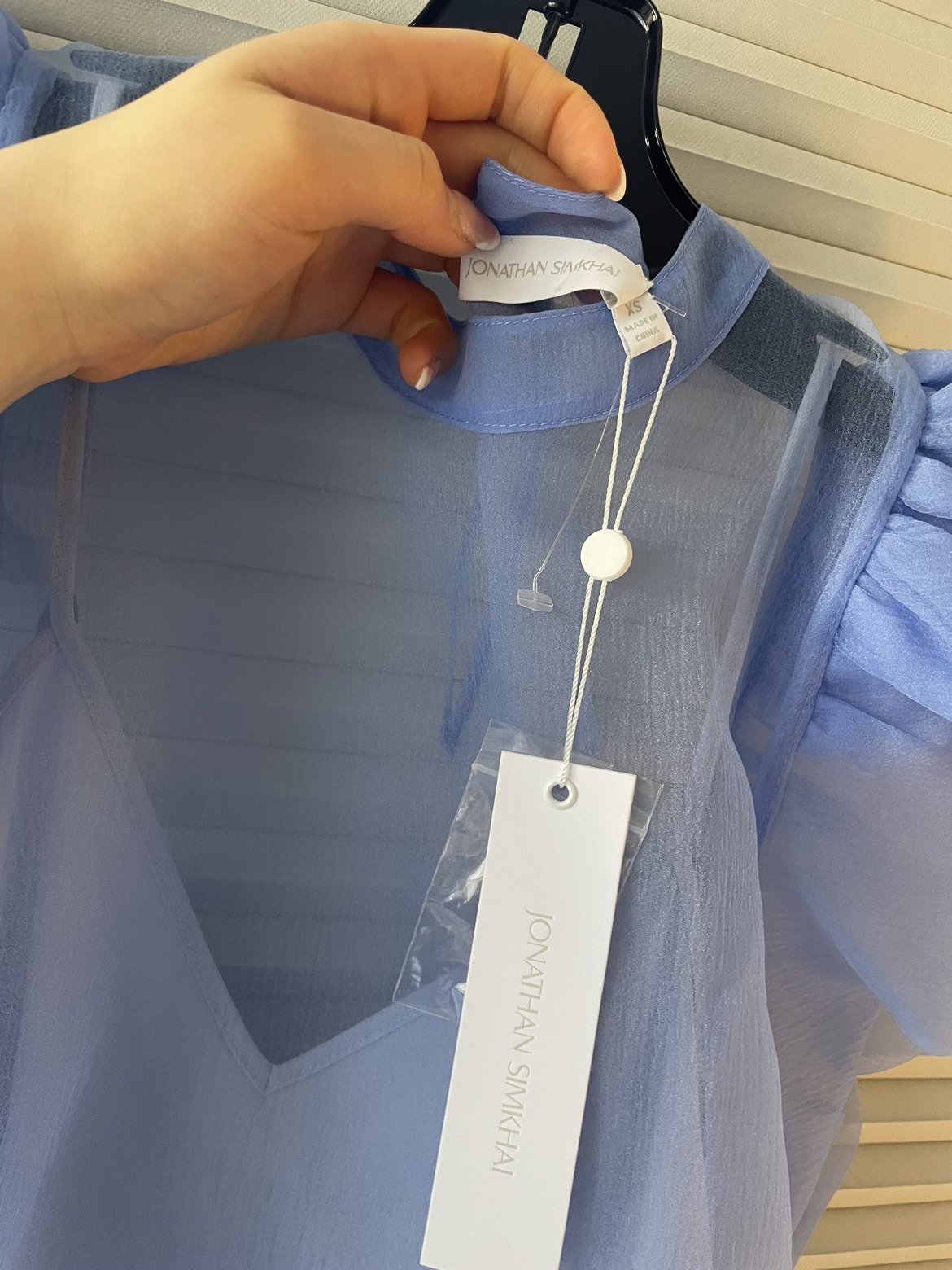 Jonathan simkhai butterfly top blouse - photo 2