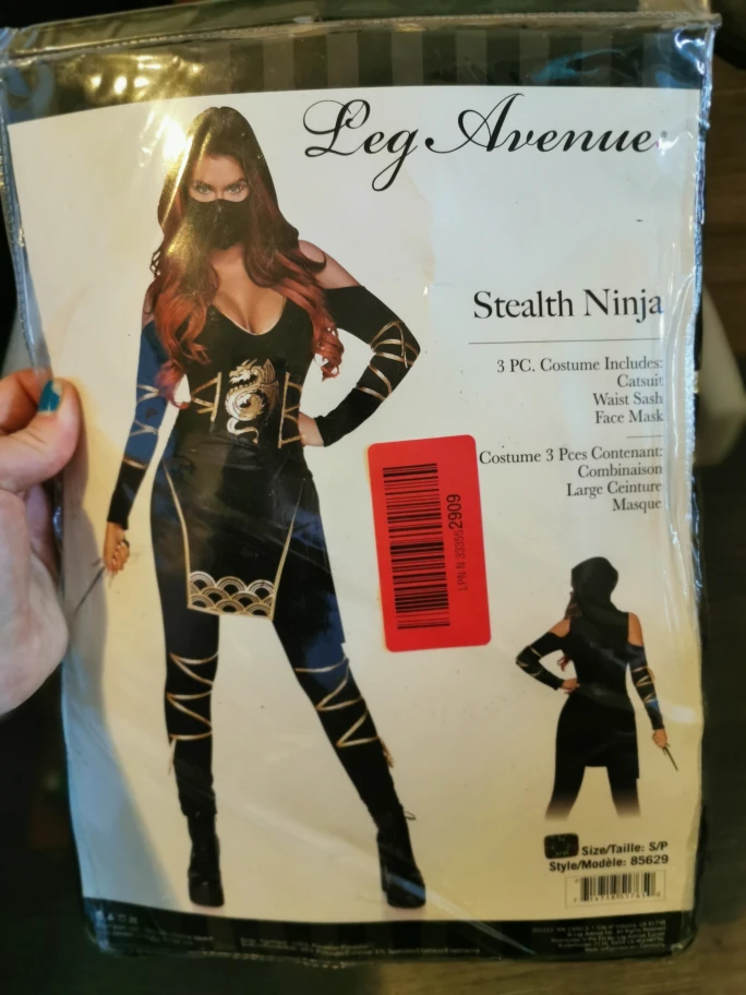 woman's ninja costume s halloween image indicator(4)