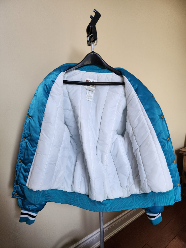 Vintage Sharks Satin Bomber 🦈 image indicator(6)