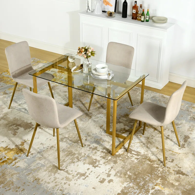 Moving sale: Dining Table + 4 Chairs set - perfect condition - photo 2