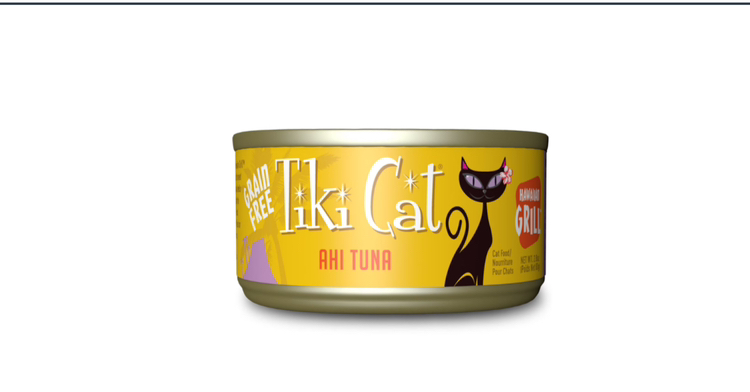 New 8 cans Tiki Cat Ahi Tuna cat food, 6 oz each