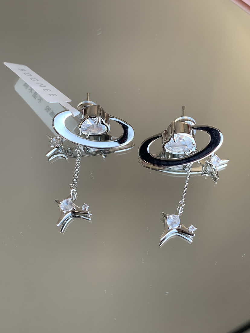 🪐🩶Earrings 💠 image indicator(2)