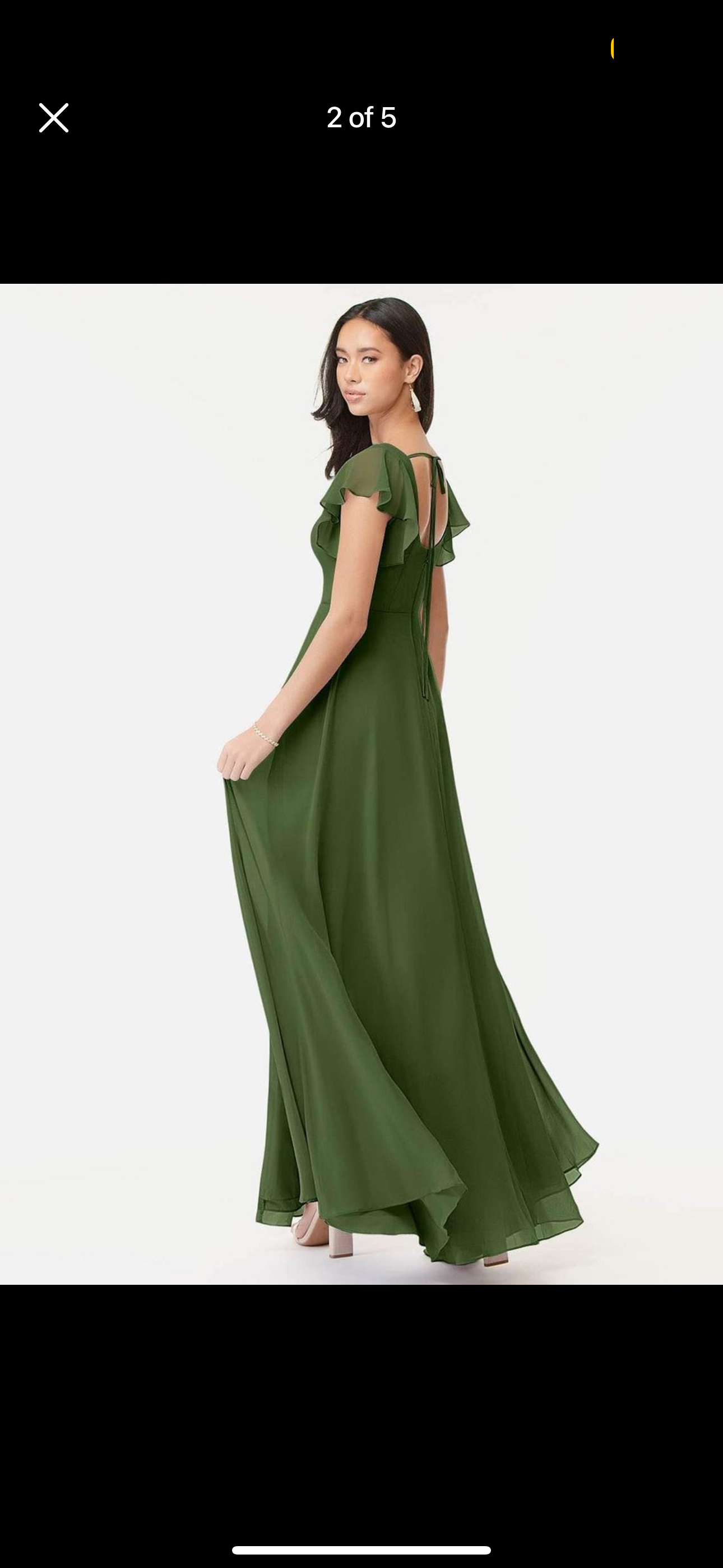 Azazie green dress - photo 2