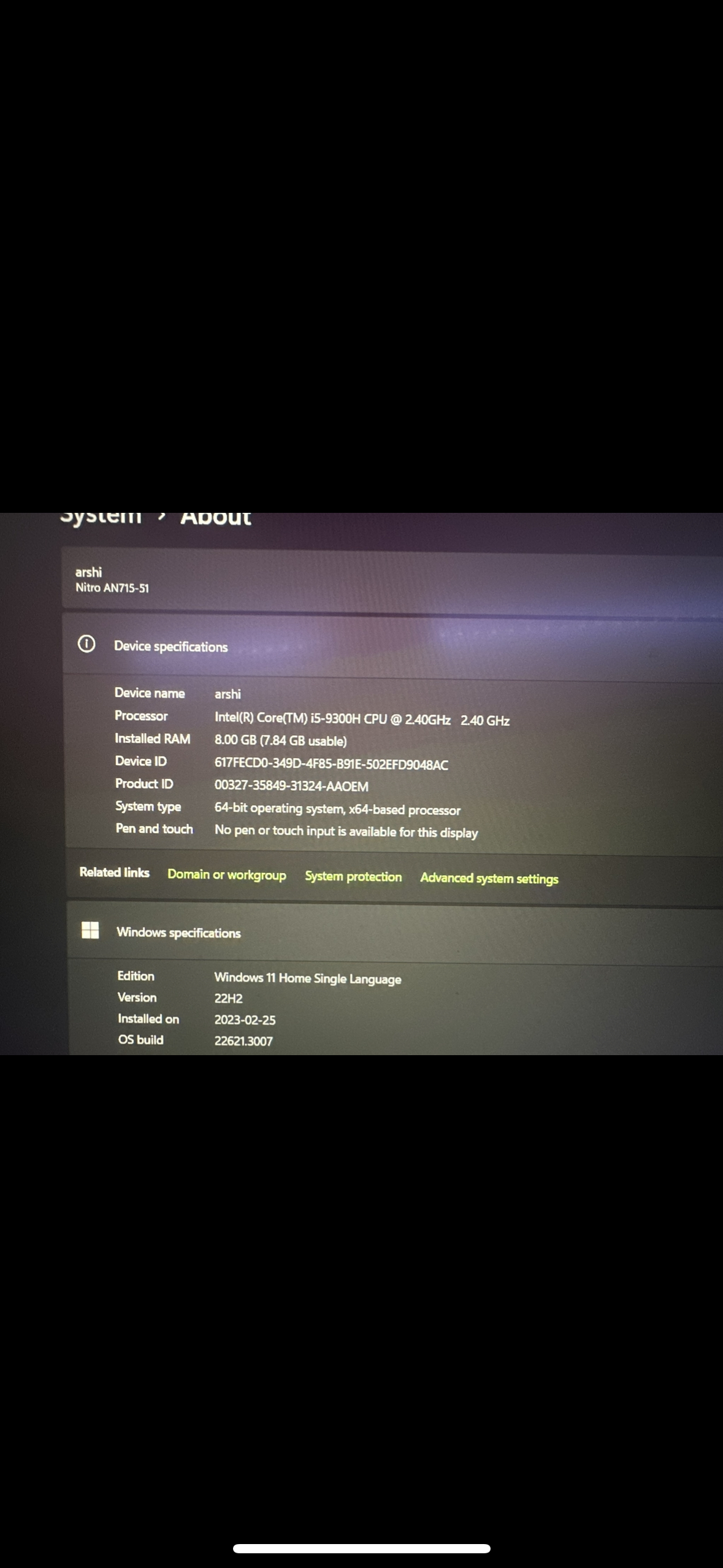 Acer nitro 7 gaming laptop - photo 2