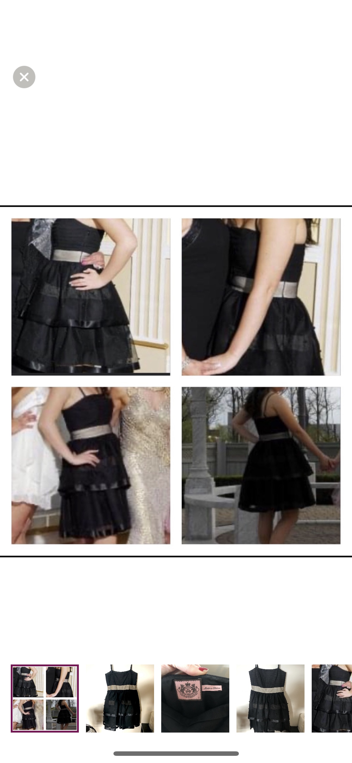 Cocktail Dress- Juicy Couture Size 2 image indicator(7)