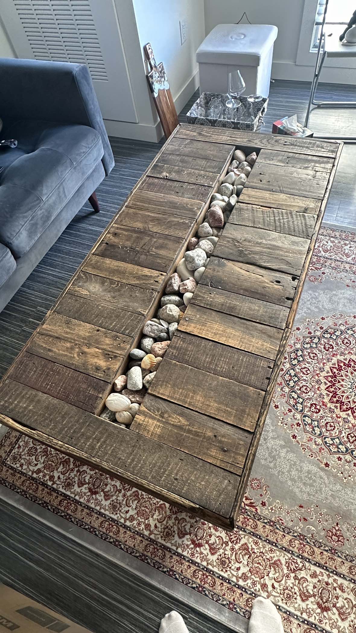 Custom made coffee table-solid wood thumbnail