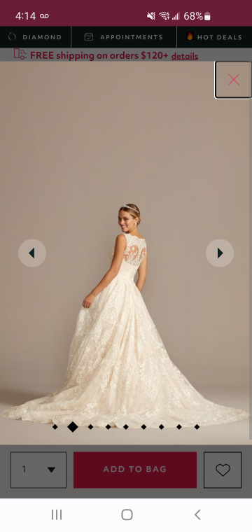wedding dress/2tier veil, slip under gown and hair clip - photo 2